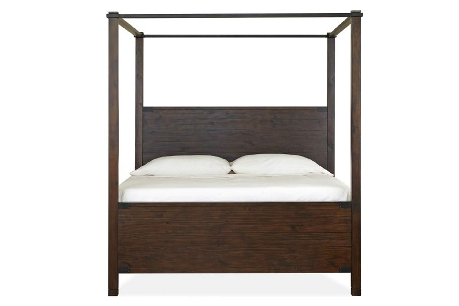 Pine Hill Canopy Bed in Brown, Queen | Beds | Bedroom Pine Hill Canopy Bed in Brown, Queen | Beds | Bedroom