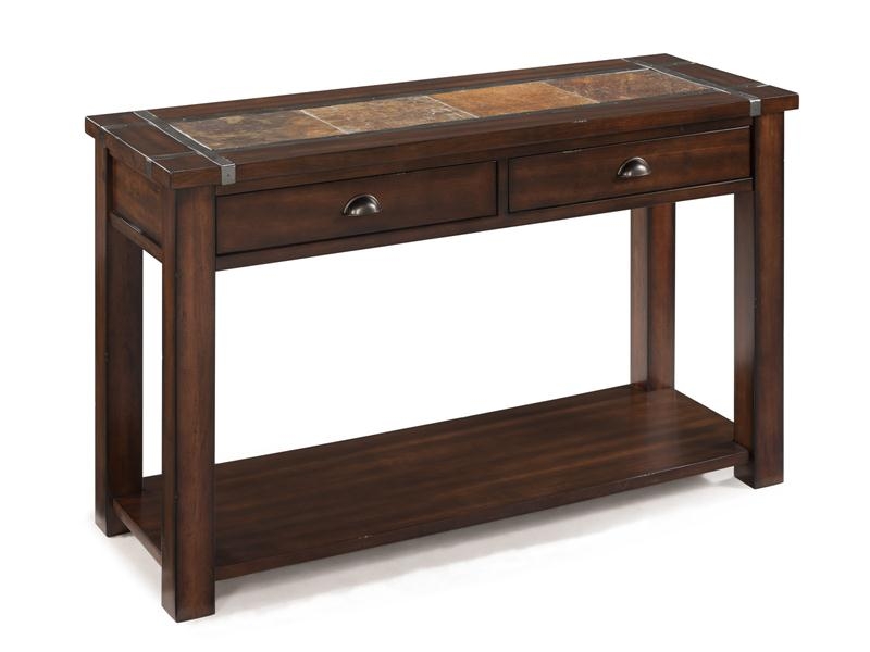 Roanoke Sofa Table in Brown Sofa Tables Living Room