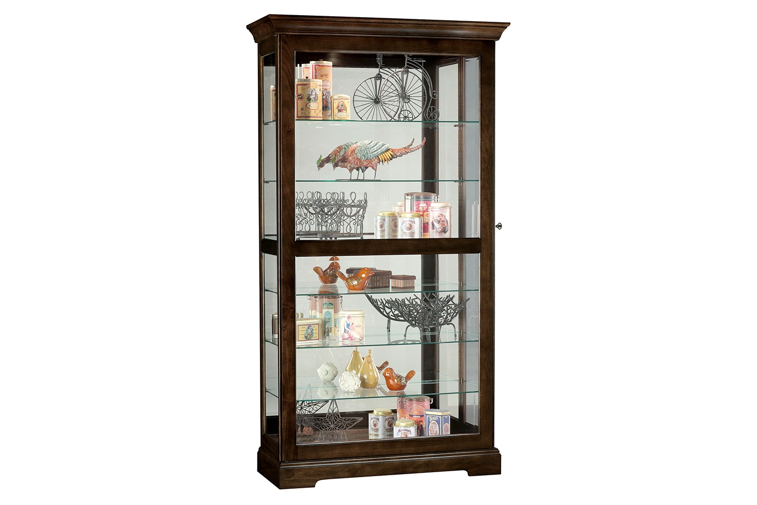 Tyler Curio In Espresso Mor Furniture